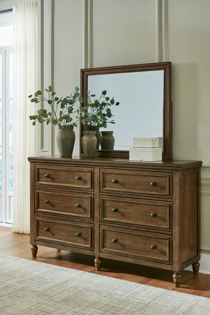 Sturlayne - Dresser And Mirror - Brown by Unique Piece Furniture