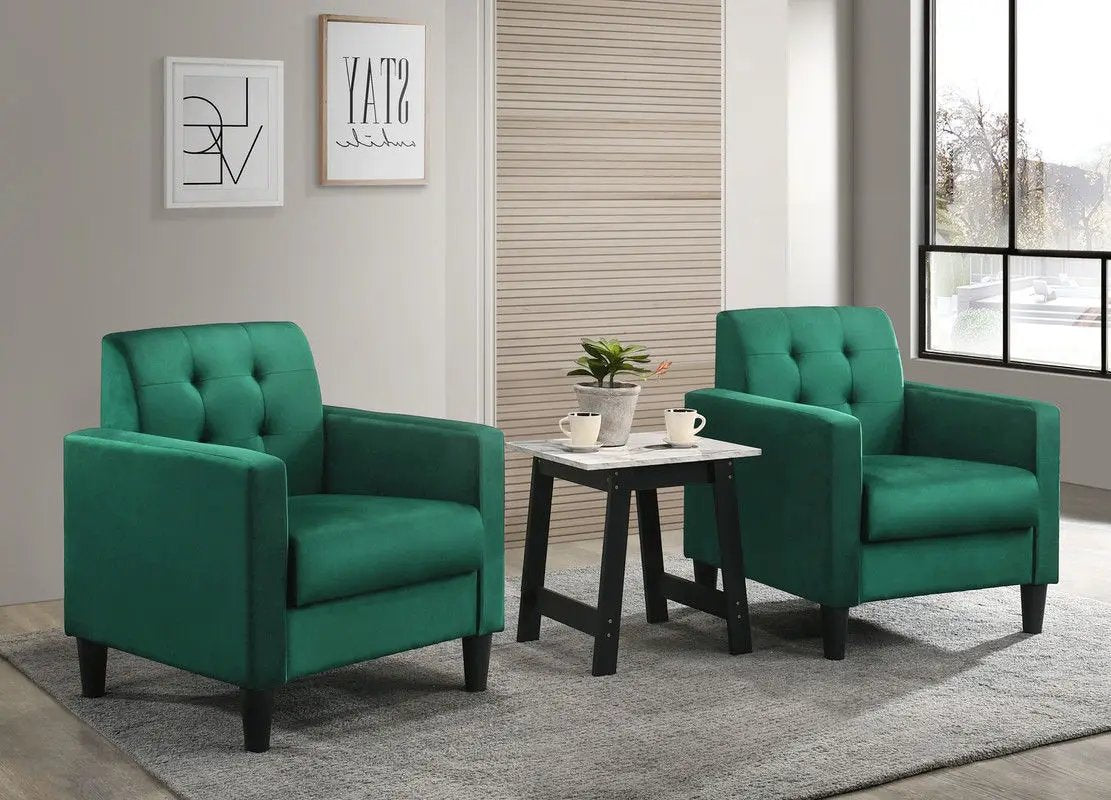 Hale - Armchairs And End Table Living Room (Set of 3) by Unique Piece Furniture