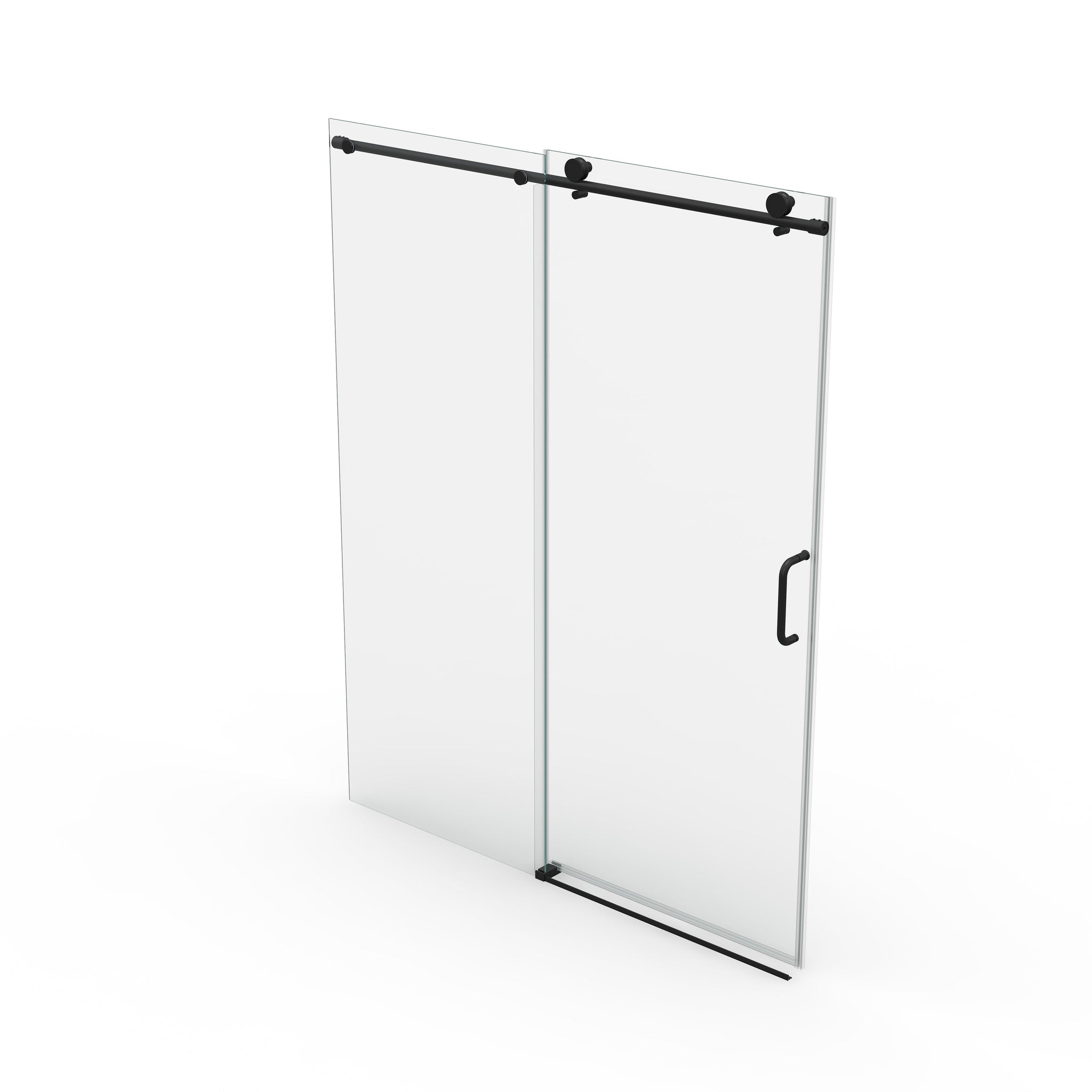 56" - 60" W x 76" H Single Sliding Frameless Shower Door by HouseOfZazla