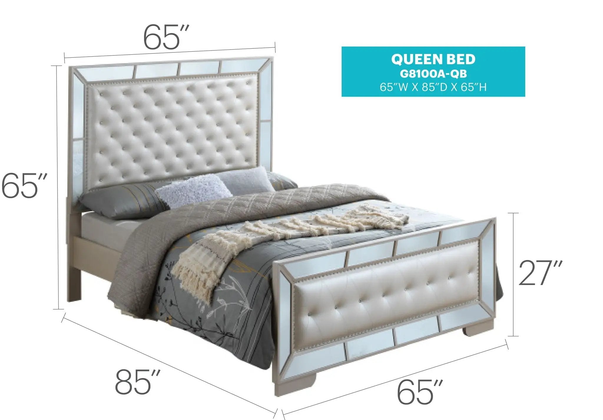 Stylish Contemporary Bed With Minimalist Design by Unique Piece Furniture