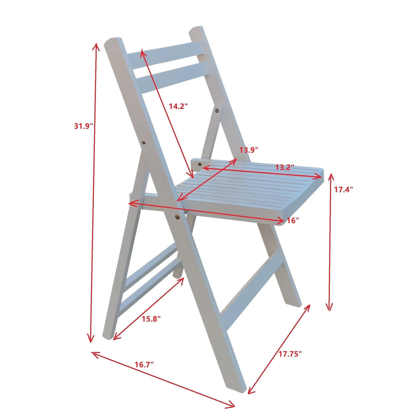 Folding Special Event Chair (Set of 4) by Unique Piece Furniture