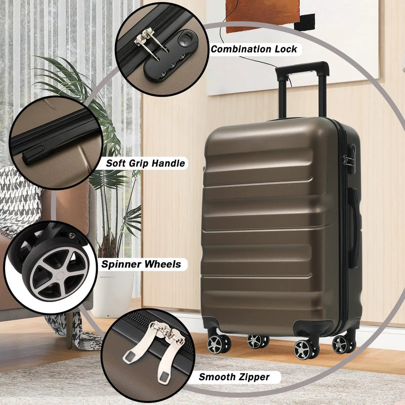 Hardshell ABS Luggage Set by HouseOfZazla