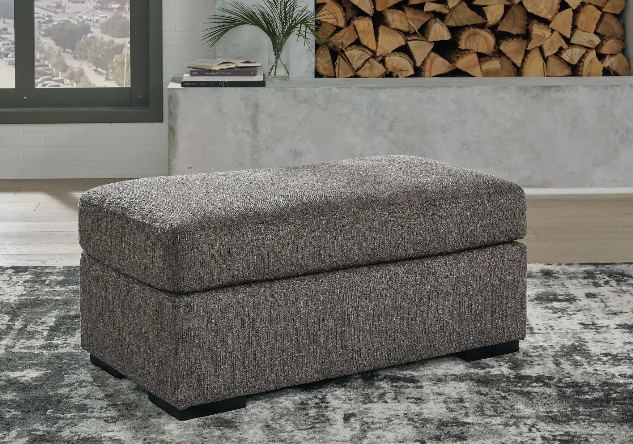 Gardiner - Ottoman - Pewter by Unique Piece Furniture