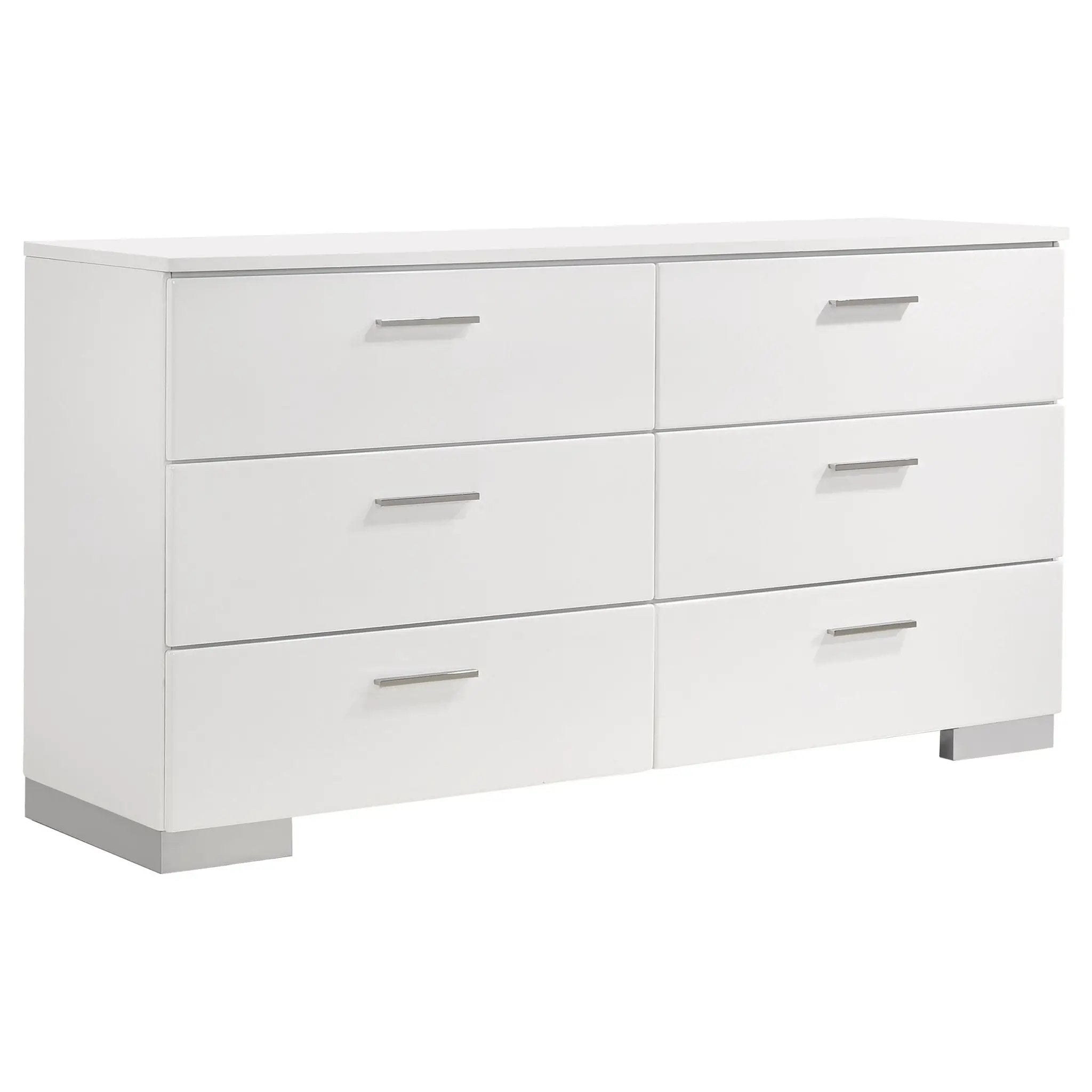 Felicity 4-piece California King Platform Bedroom Set White by Unique Piece Furniture
