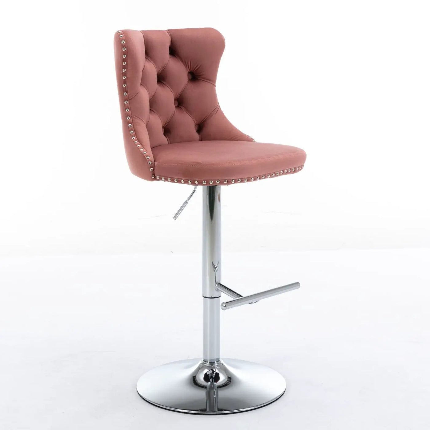 Swivel Adjustable Height Barstools Set of 2 by HouseOfZazla