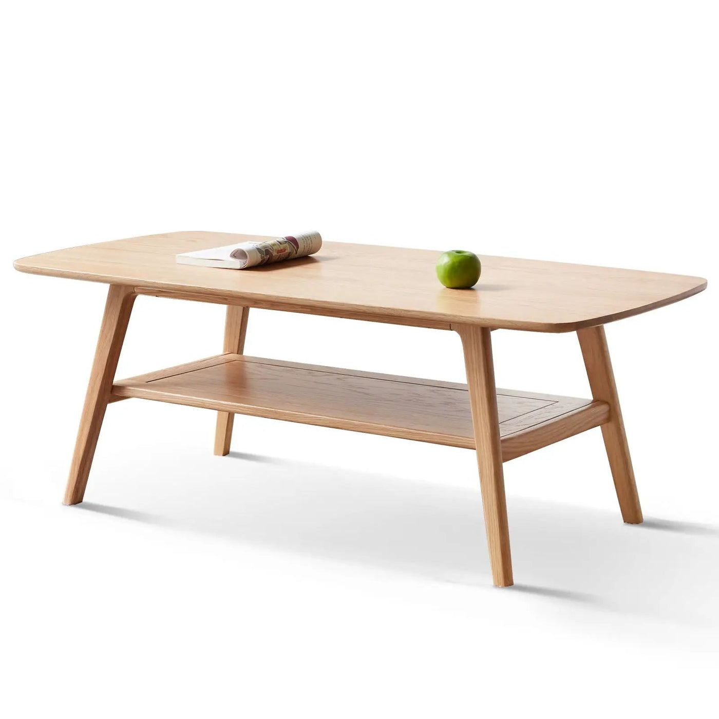 Low Coffee Table With Storage Shelf by Unique Piece Furniture