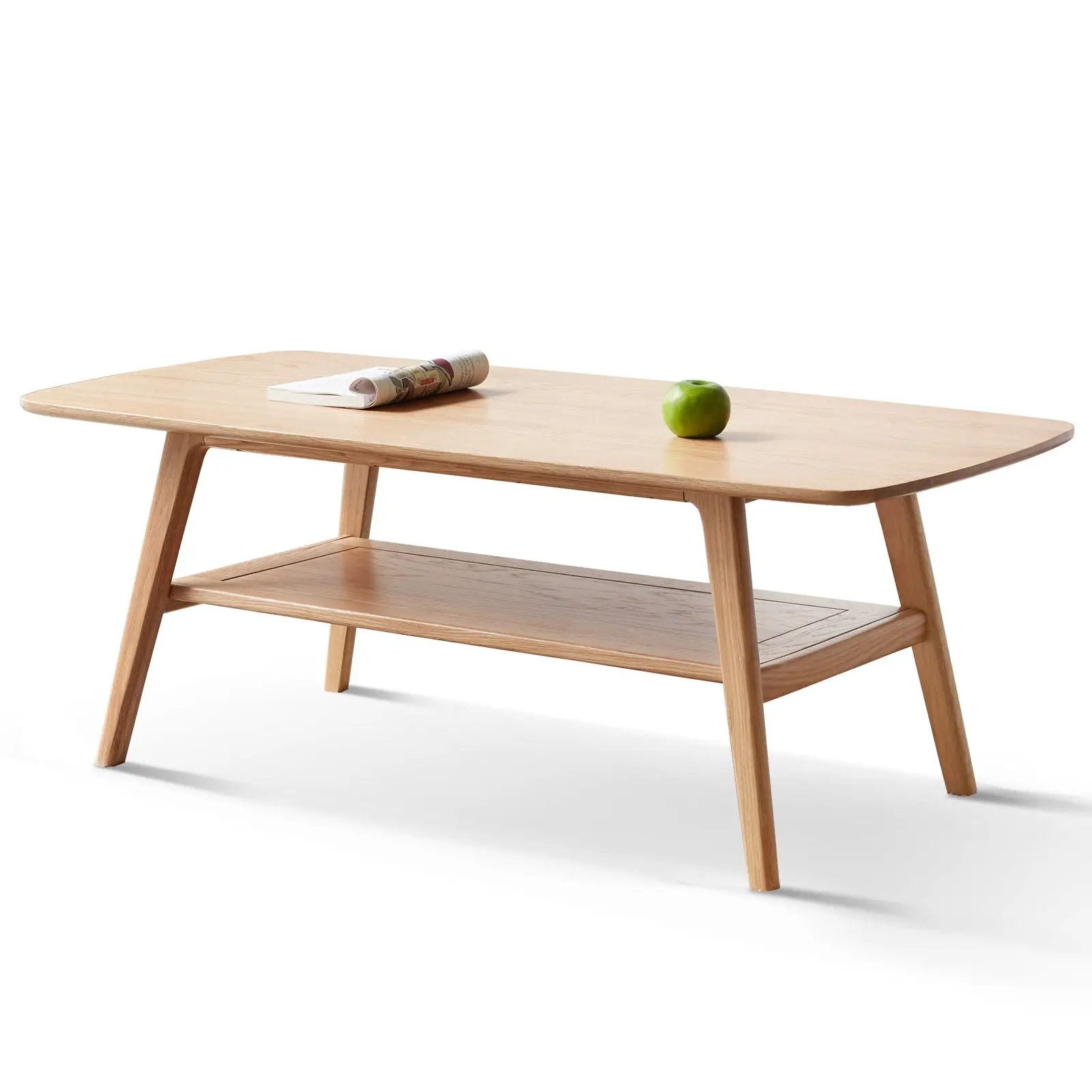 Low Coffee Table With Storage Shelf by Unique Piece Furniture