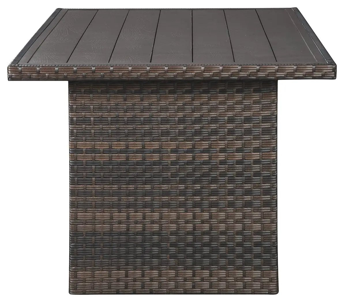 Easy Isle - RECT Multi-Use Table - Dark Brown / Beige by Unique Piece Furniture