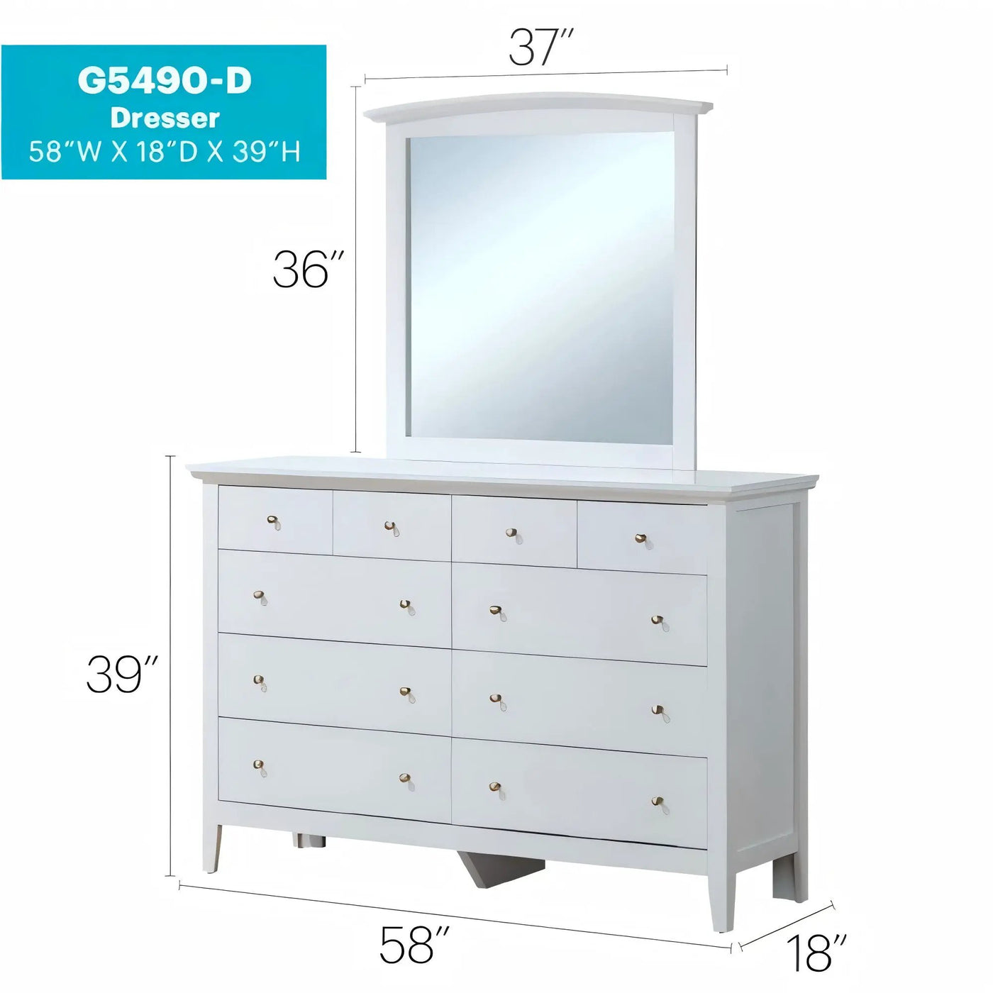 Hammond - Elegant Casual Dresser For Any Room by HouseOfZazla