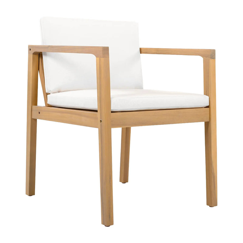 Outdoor Dining Chairs (Set of 2) with Acacia Wood Frame by HouseOfZazla