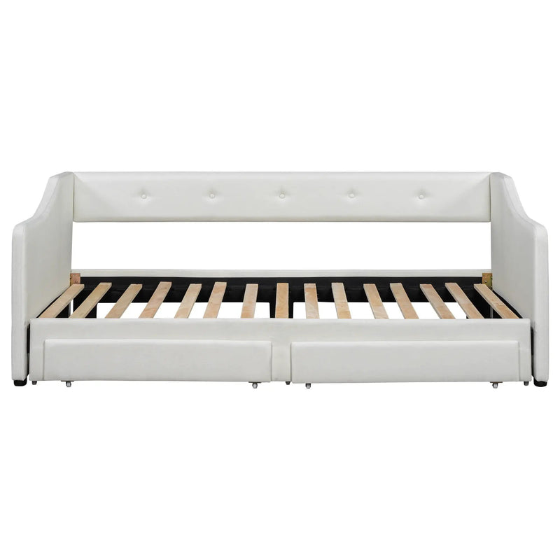Upholstered Daybed With 2 Drawers by HouseOfZazla