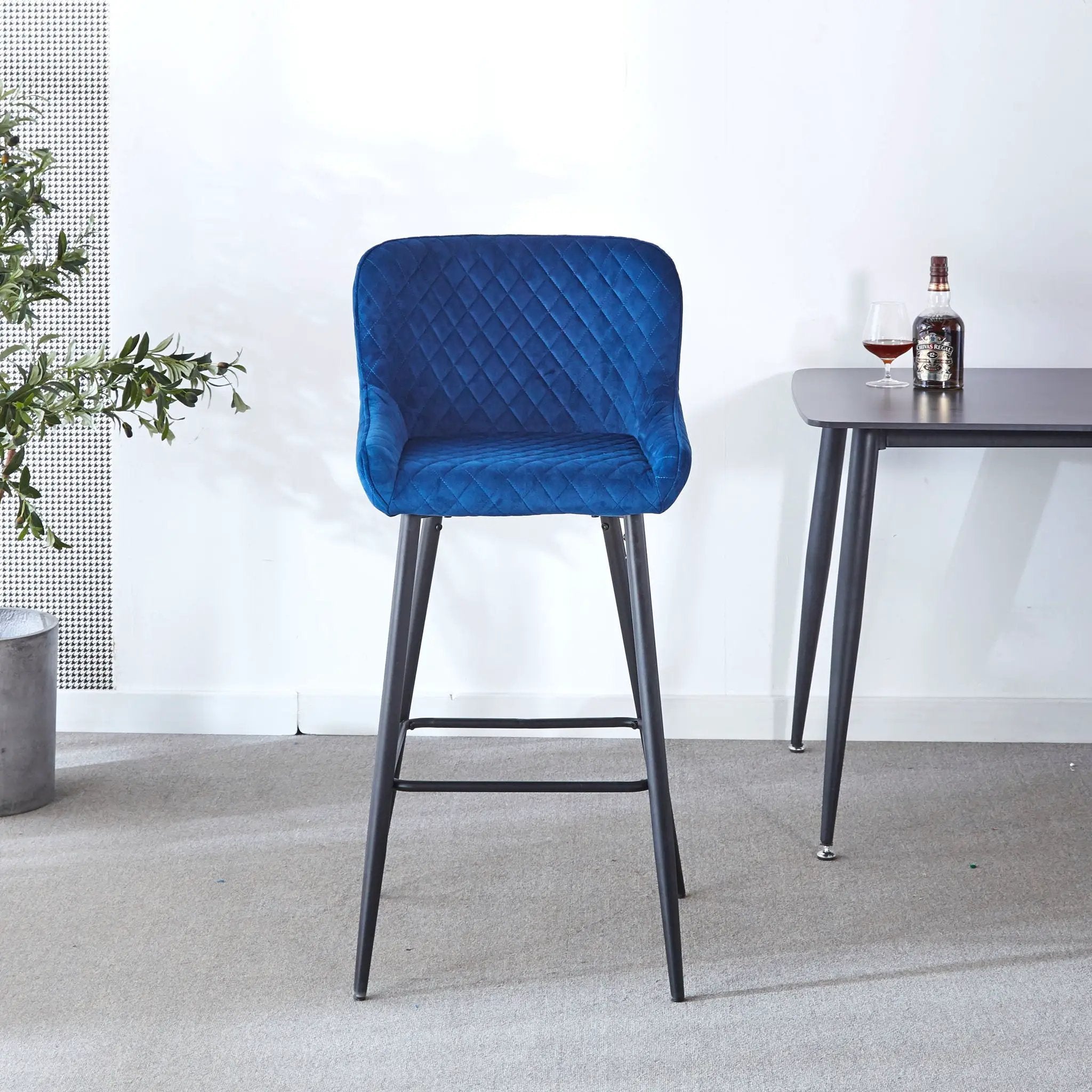 Ergonomic Counter Height Bar Stool (Set of 2) by Unique Piece Furniture