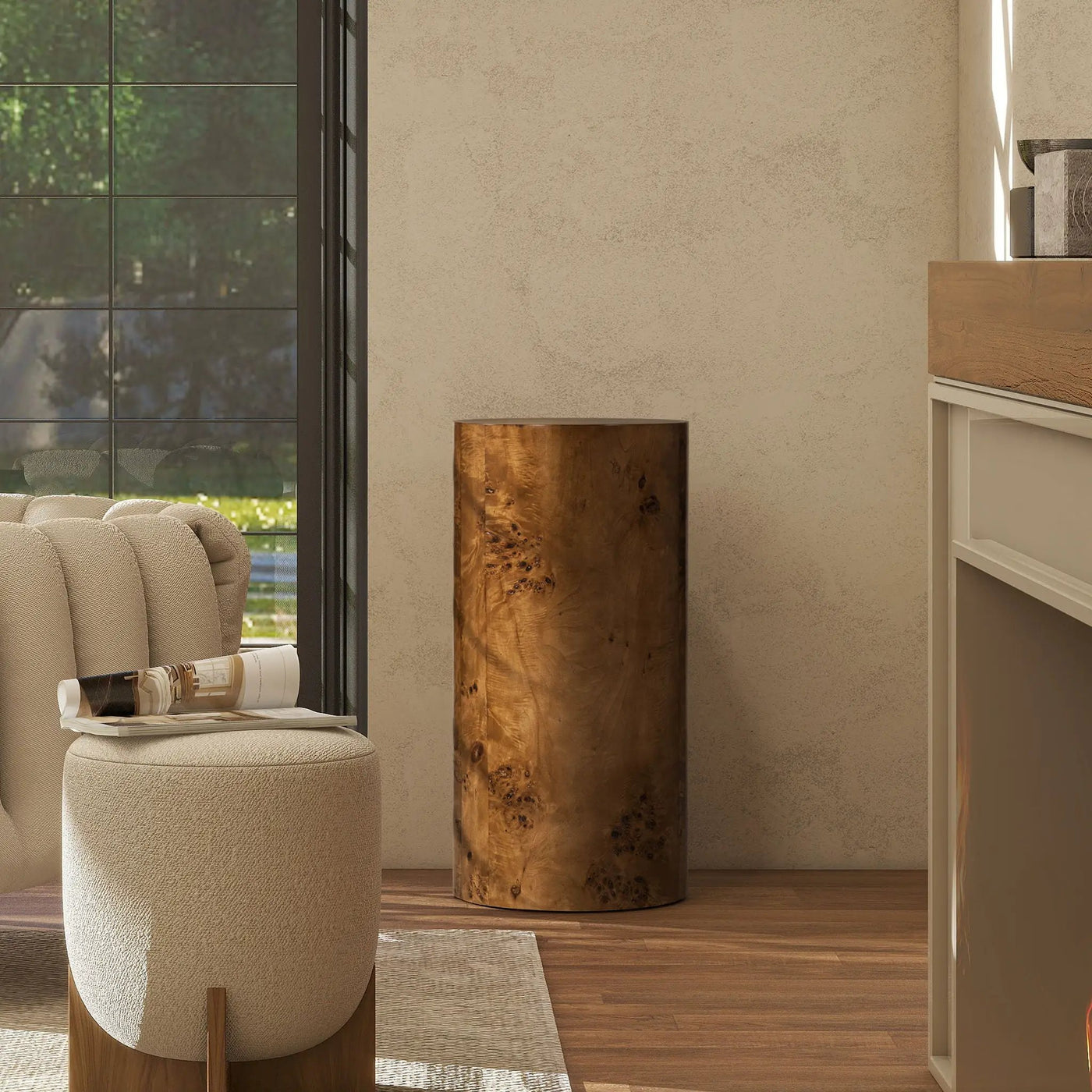 Nebula - Accent Pillar Side Table by HouseOfZazla