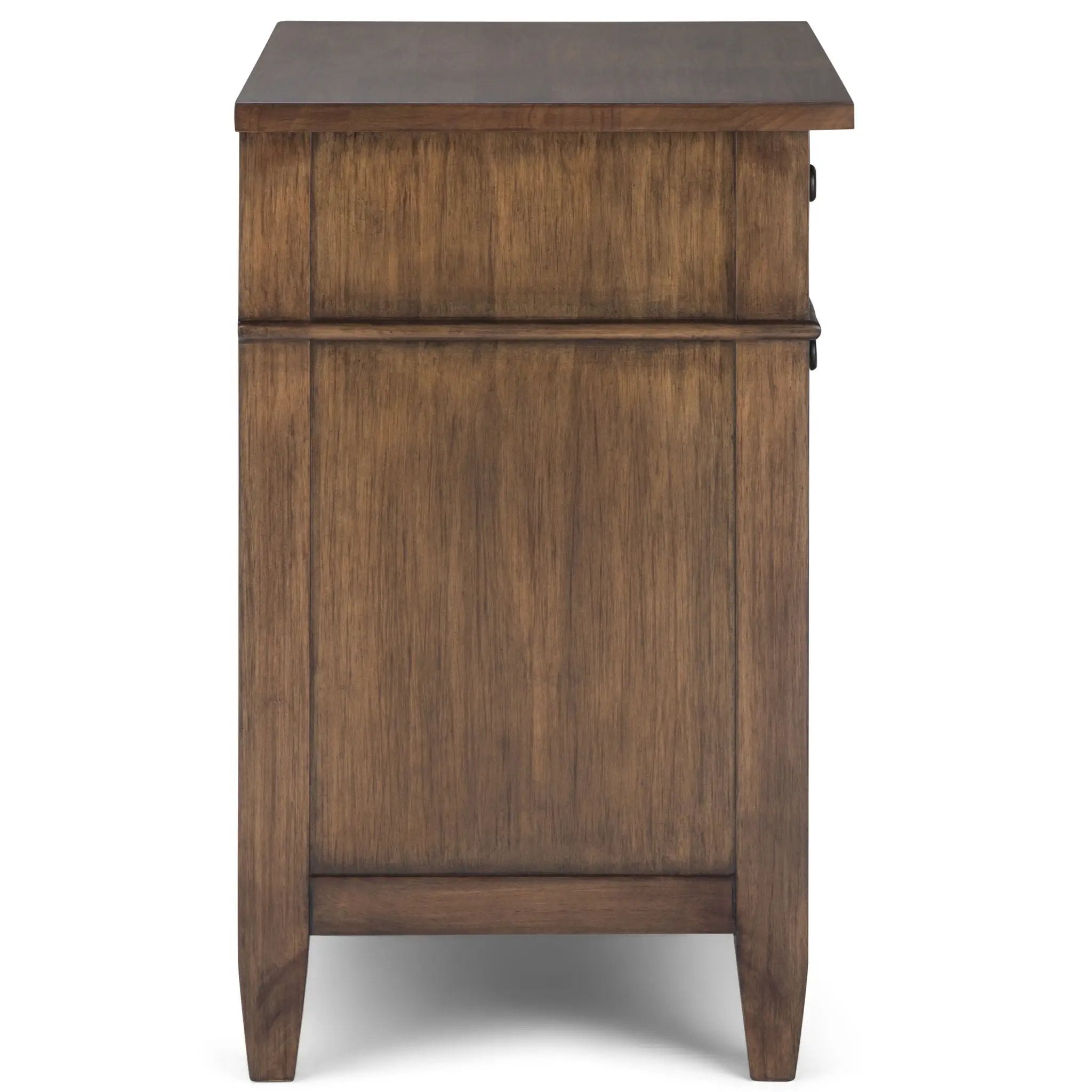 Carlton - Bedside Table - Rustic Natural Aged Brown by Unique Piece Furniture