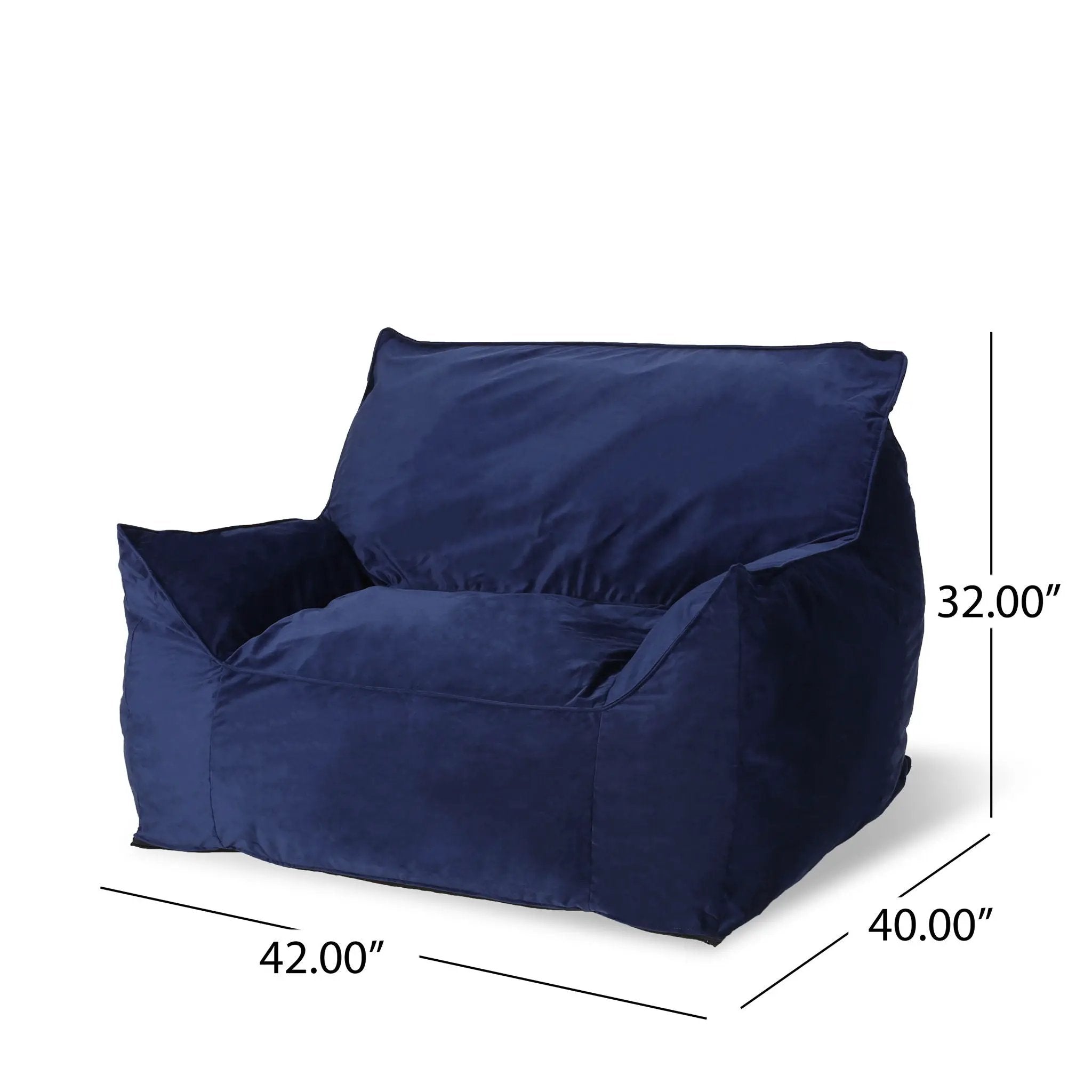 Allea - Bean Bag Chair With Armrests by Unique Piece Furniture