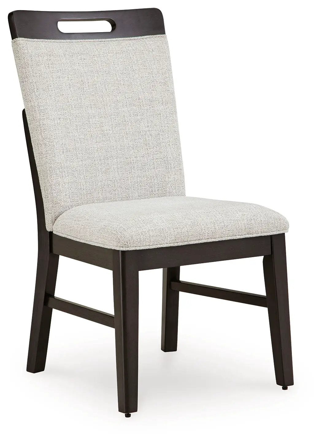 Neymorton - Dining Upholstered Side Chair (Set of 2) - Light Gray / Brown by Unique Piece Furniture