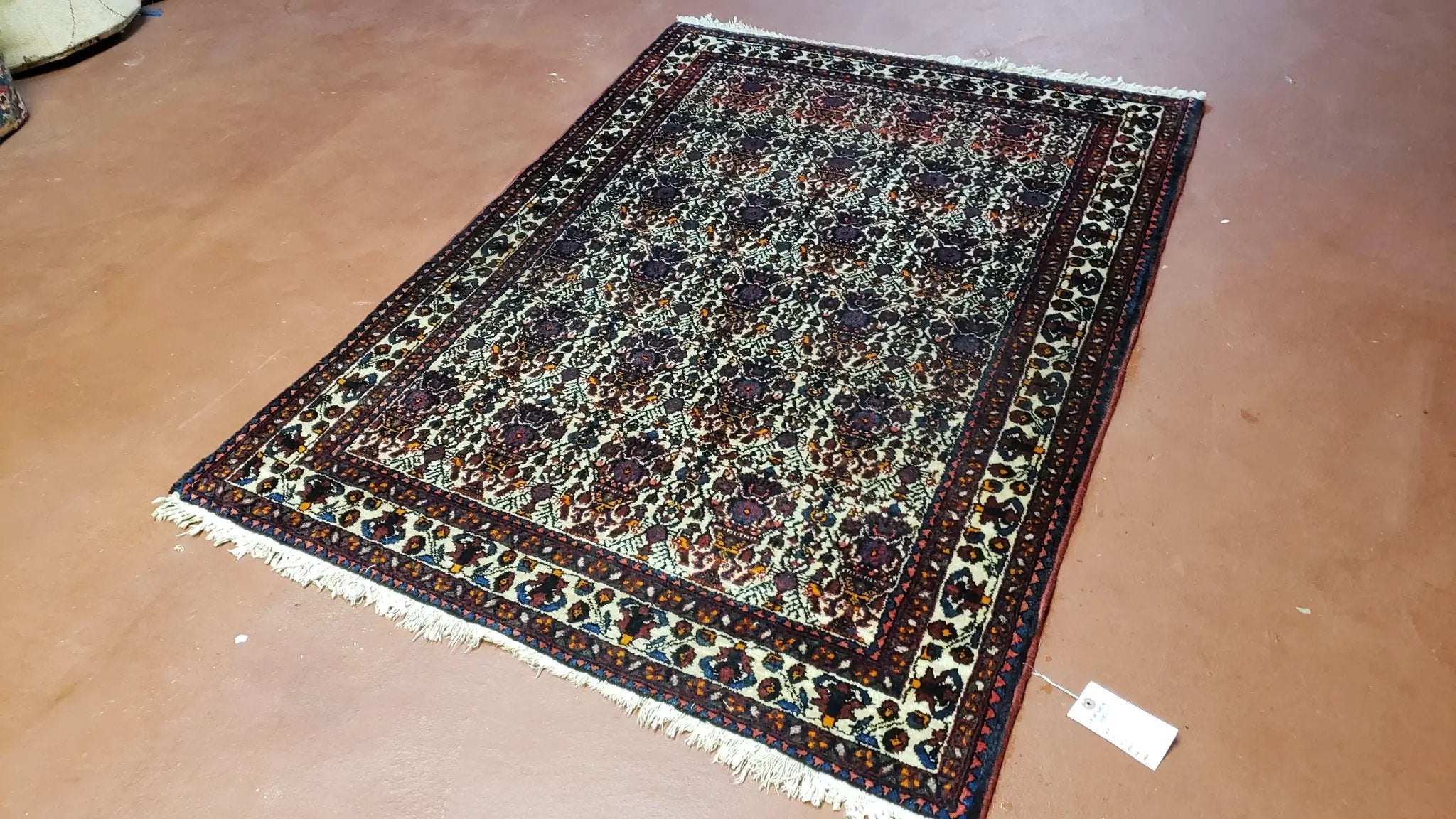 Persian Afshar Rug 3.6 x 5, Zili Sultan Pattern, Wool by Jewel Rugs