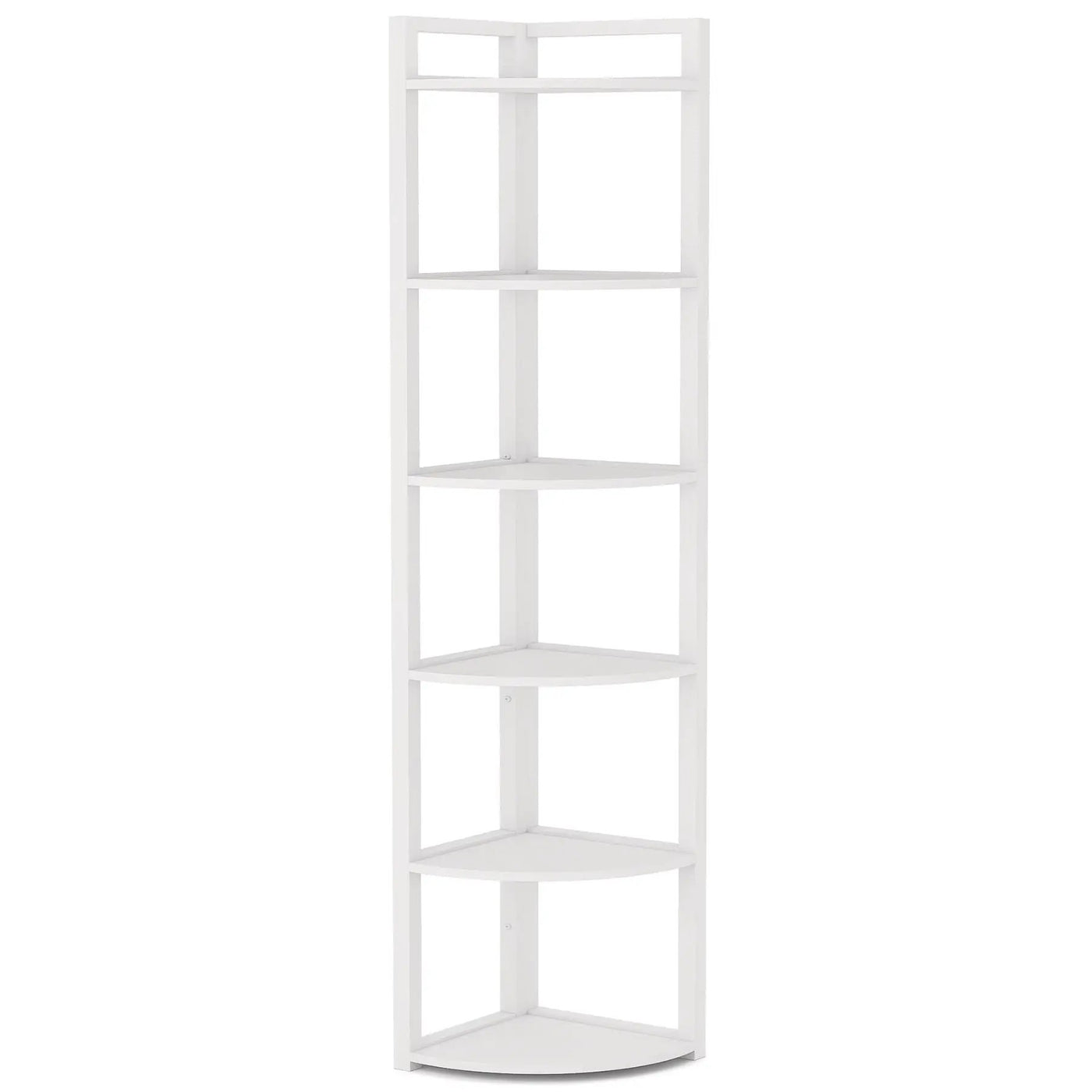 Tall 6 Tier Corner Bookshelf For Living Room by HouseOfZazla