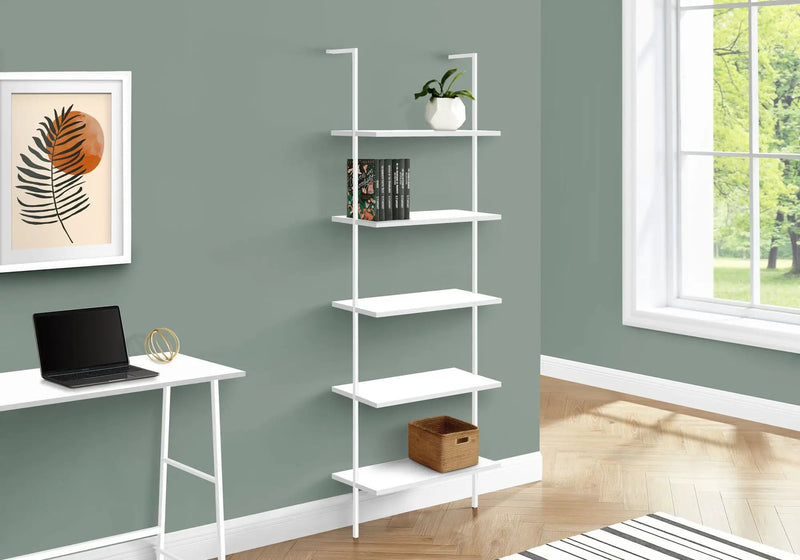 Etagere Bookcase Ladder 5 Tier For Office by Unique Piece Furniture