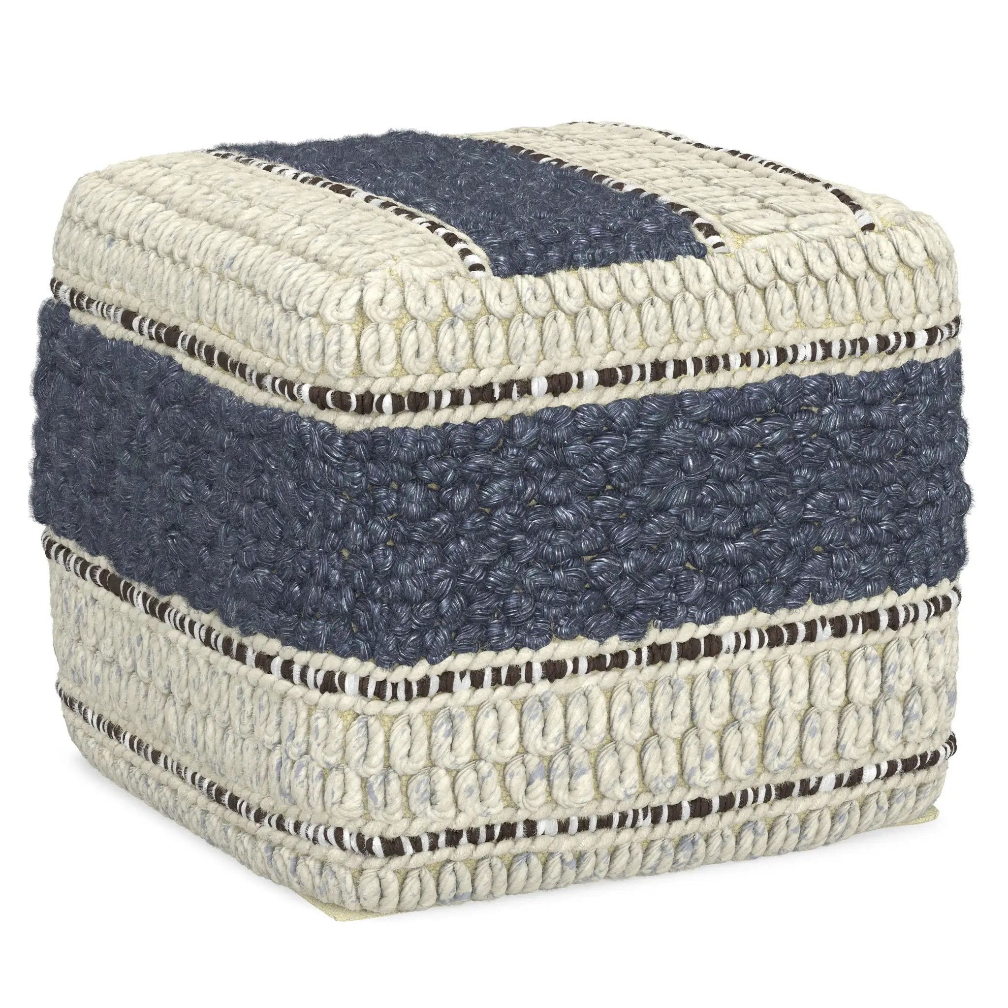 Grady - Handcrafted Square Pouf by Unique Piece Furniture