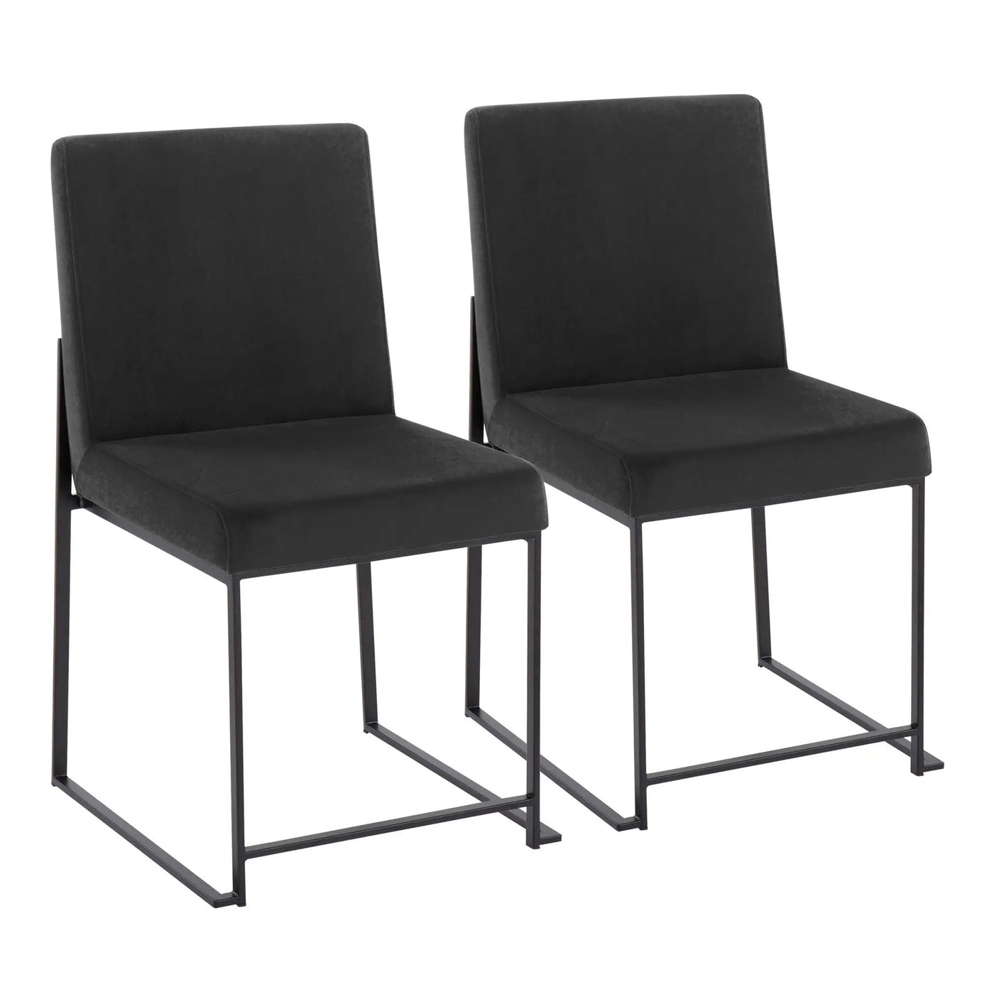 Fuji - Contemporary Modern Elegance With High Back Dining Chair (Set of 2) by HouseOfZazla