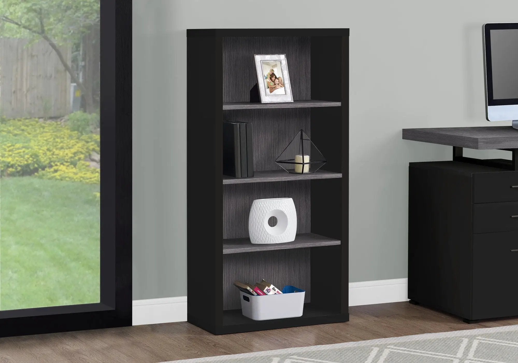 5 Tier For Office Bookshelf, Bookcase, Etagere, Contemporary & Modern by Unique Piece Furniture