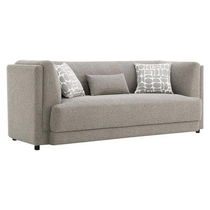 Glenda - Sofa With 3 Pillows - Gray Chenille by Unique Piece Furniture
