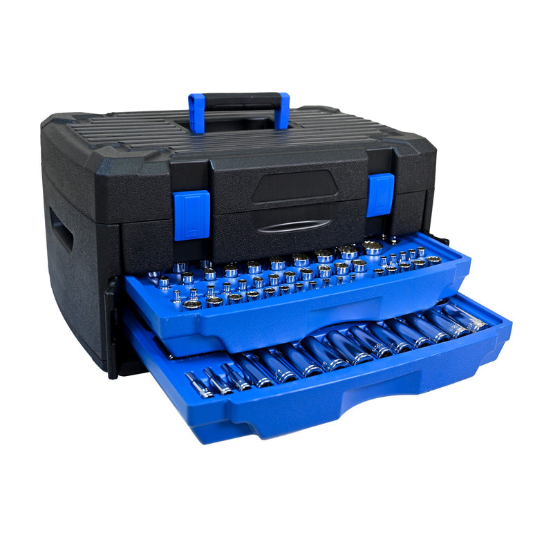 Tool Box With 266 Pieces Hand Tool Set - Black by HouseOfZazla