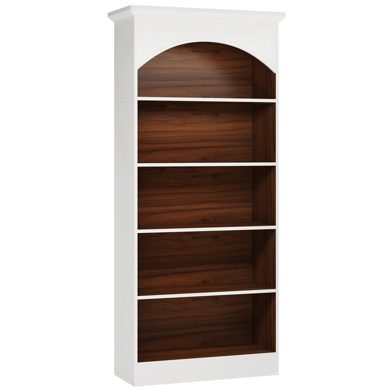 5 Tier Library Bookcase For Living Room by HouseOfZazla
