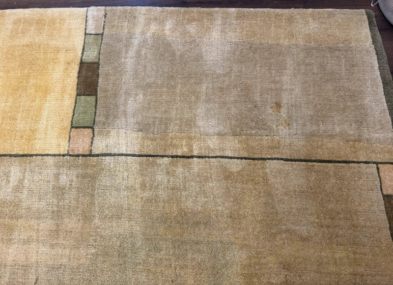 Tufenkian Tibetan Rug 12x16, Handmade Wool Modern Area Rug, Palace Size Carpet by Jewel Rugs