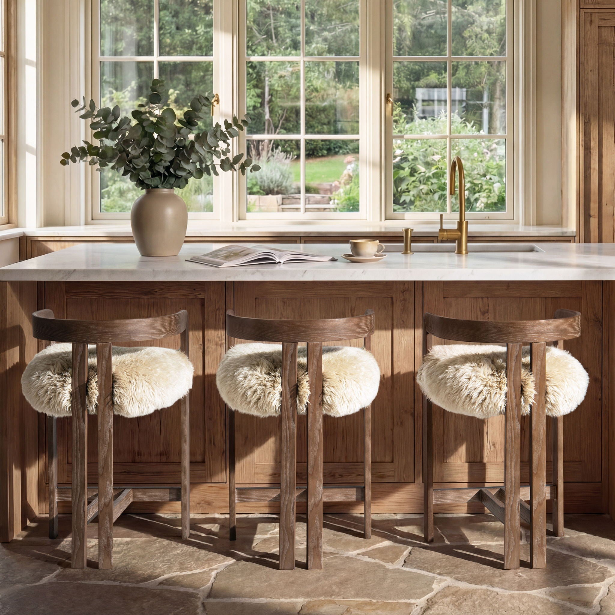 Millwick - Low Back Counter Stool by HouseOfZazla
