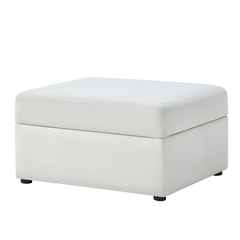 Chauncy - Sectional With Storage Ottoman by HouseOfZazla