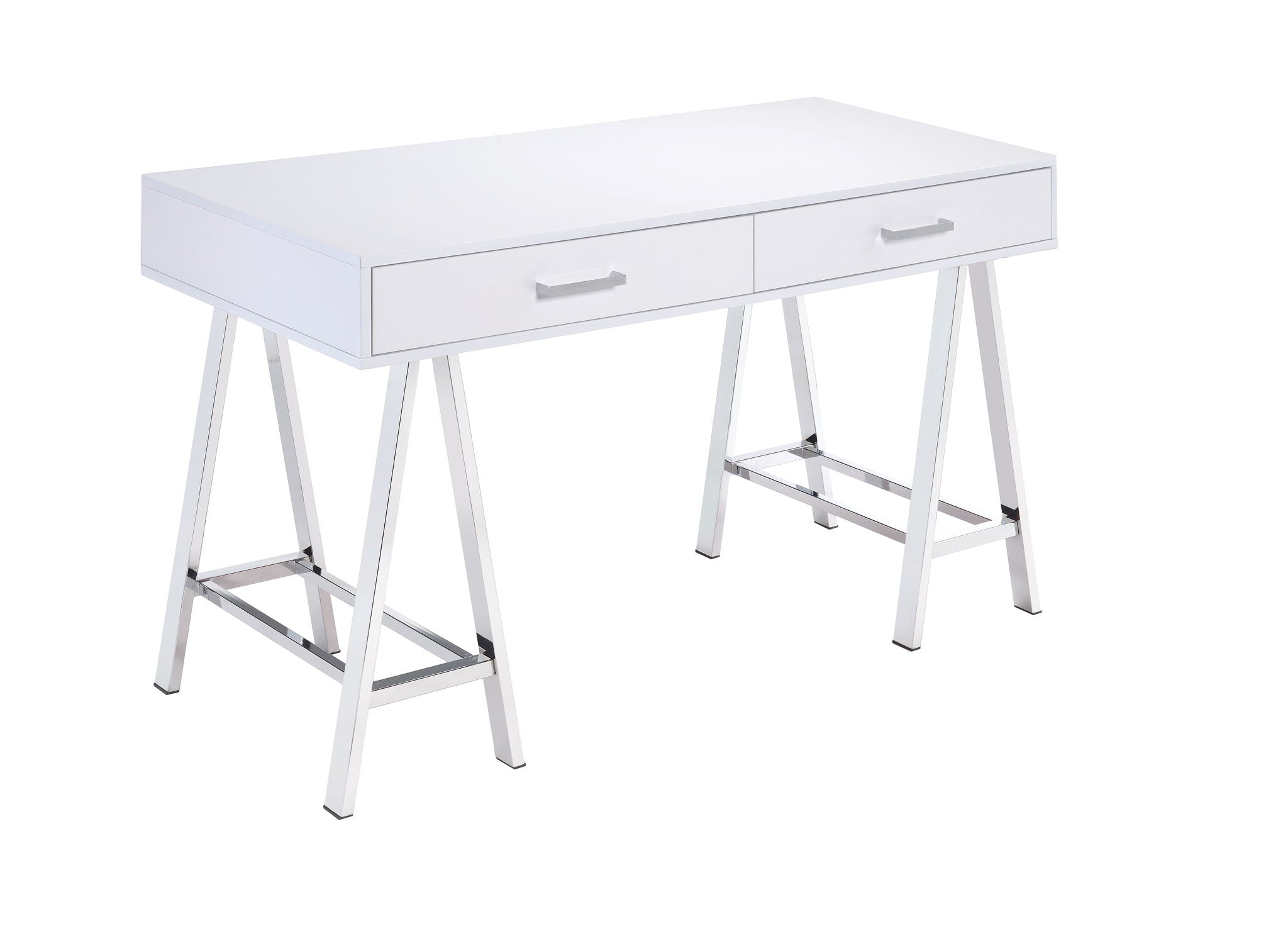 Coleen - High Gloss Writing Desk With USB by HouseOfZazla