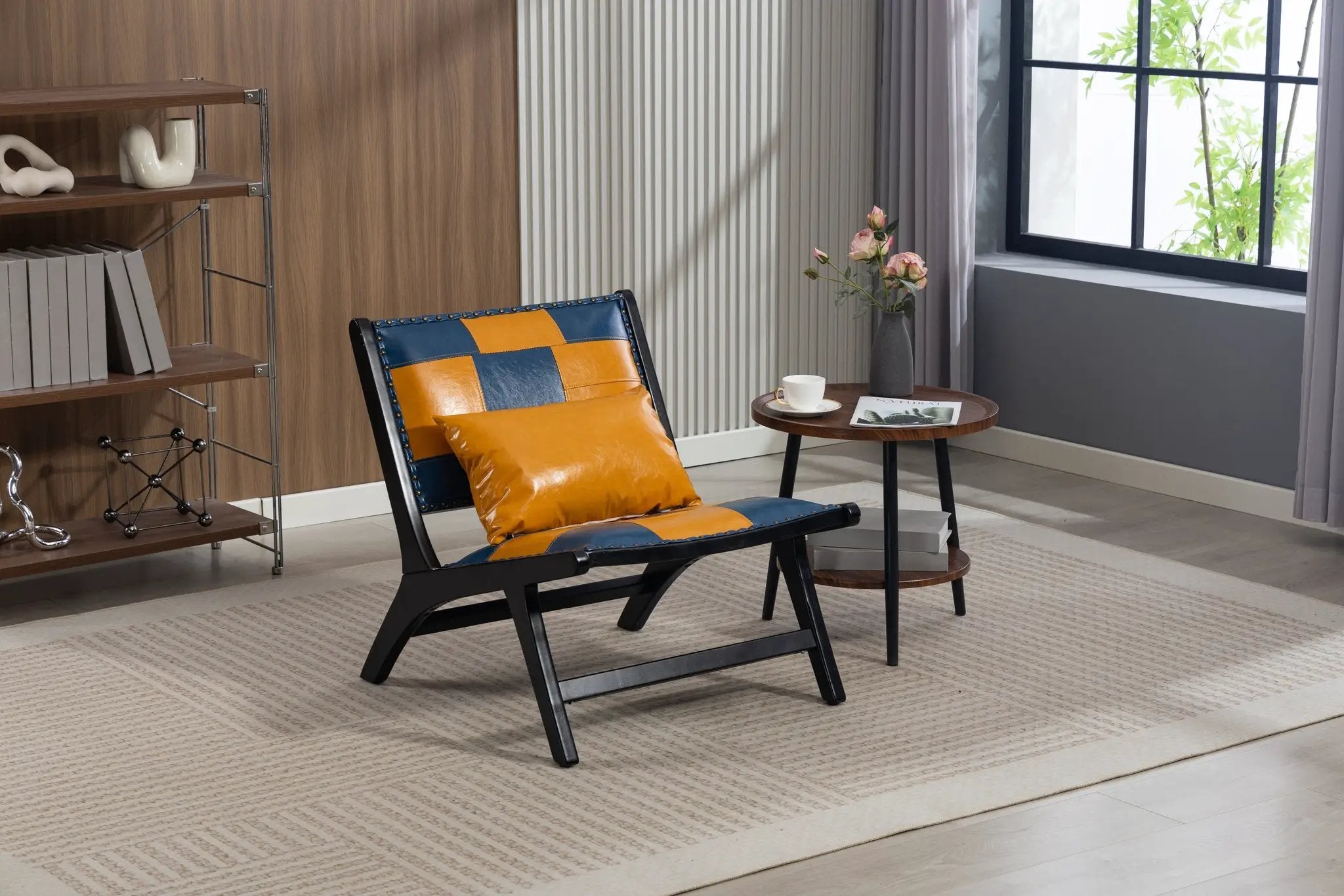 Modern Boho Accent Chair for Living Room, Indoor Use by HouseOfZazla