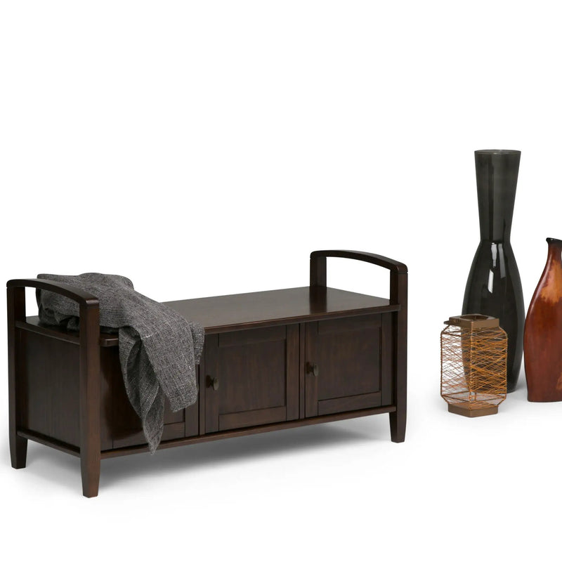 Warm Shaker - Handcrafted Entryway Storage Bench by Unique Piece Furniture