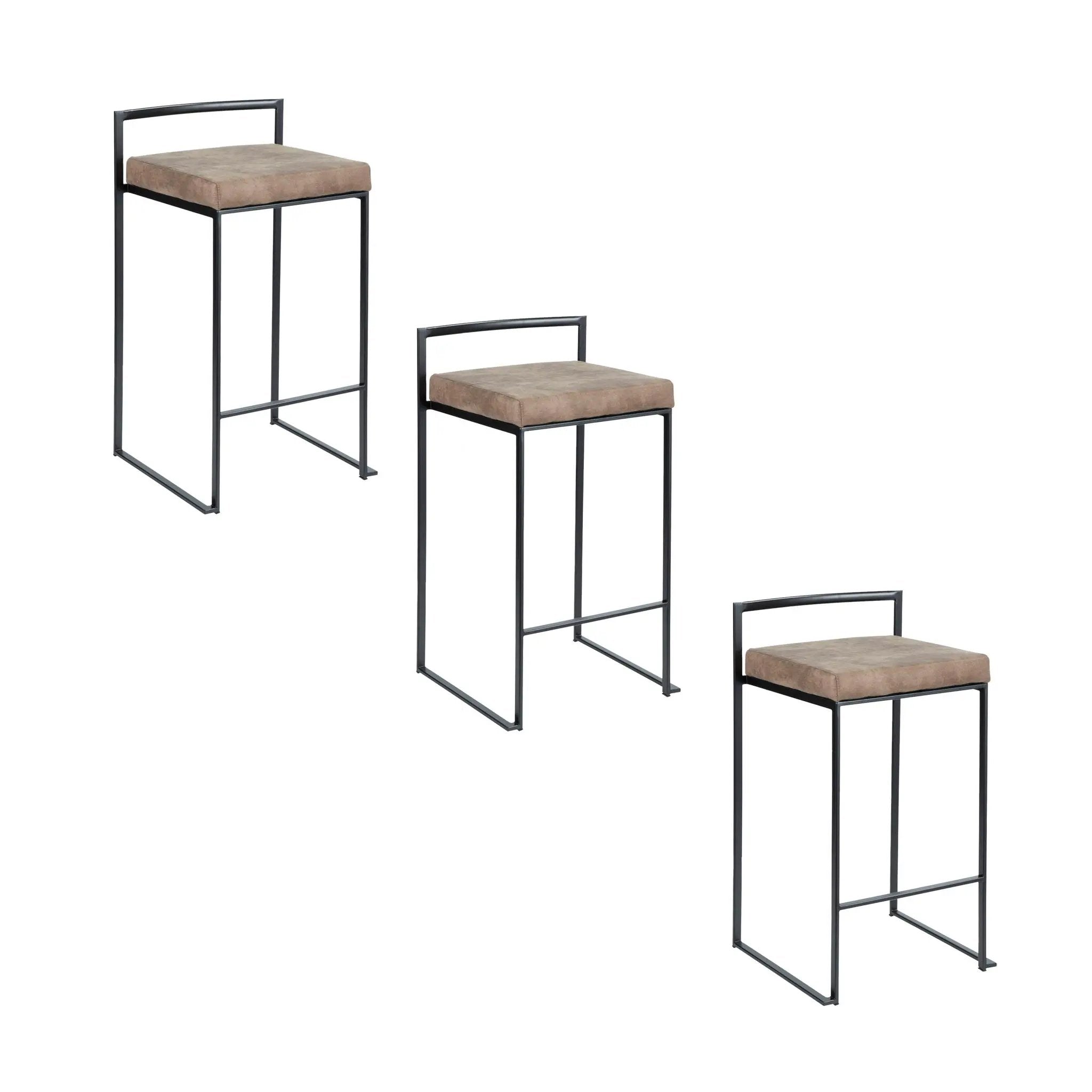 Fuji - Contemporary Style Stackable Counter Stool by HouseOfZazla