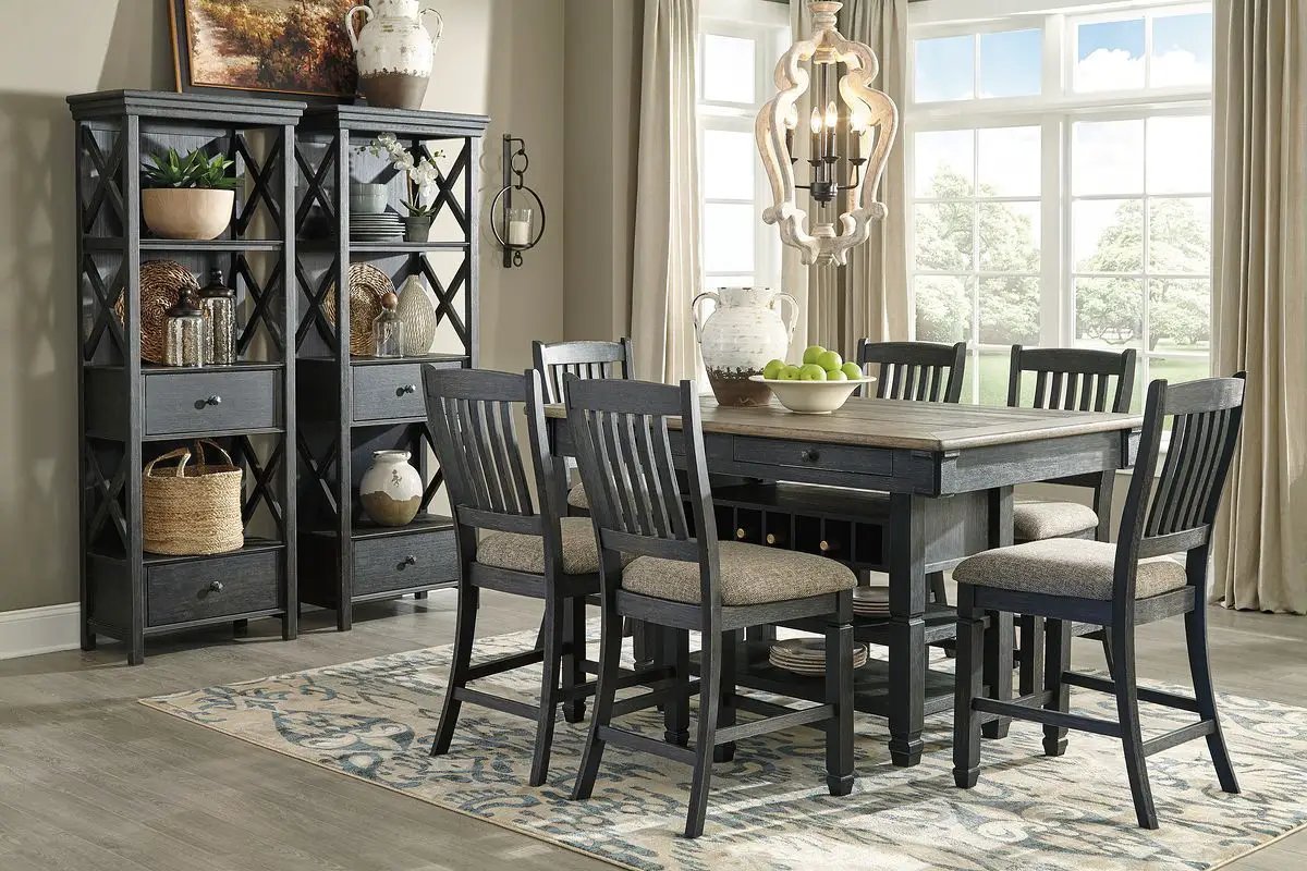 Tyler Creek - Counter Height Table Set by Unique Piece Furniture