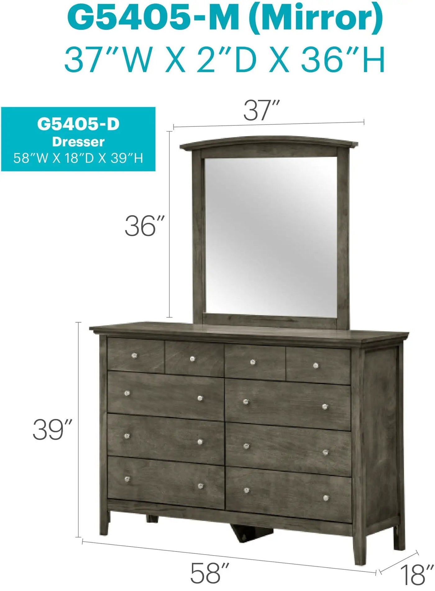 Hammond - Elegant Casual Dresser For Any Room by HouseOfZazla