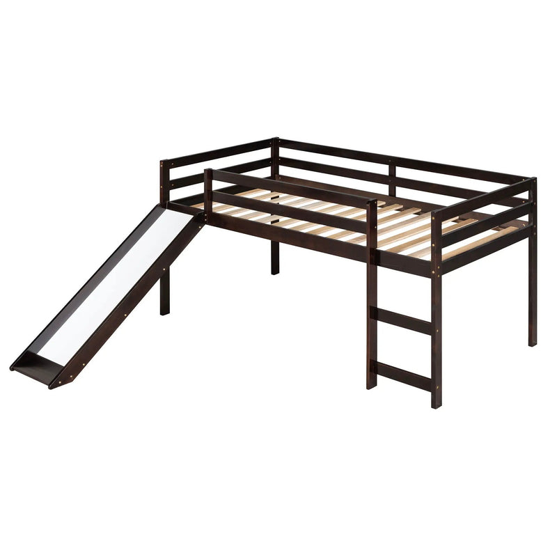 Loft Bed With Slide, Multifunctional Design