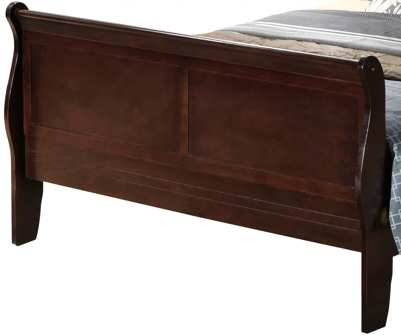 Louis Phillipe - Panel Sleigh Bed by HouseOfZazla