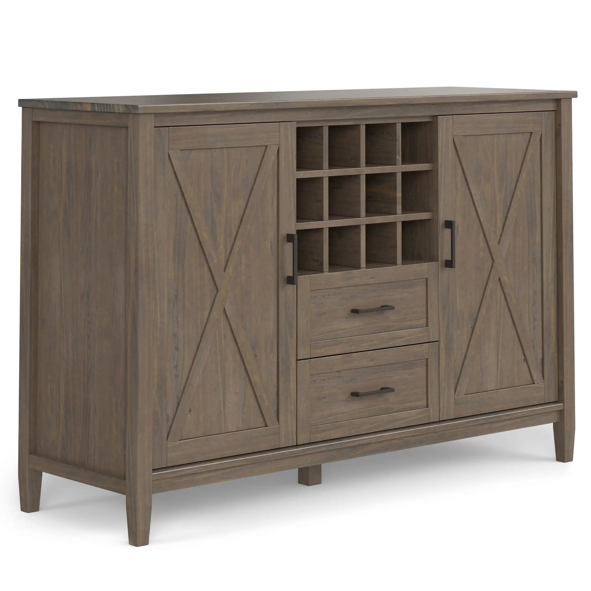 Ela - Sideboard With Wine Storage - Smoky Brown by Unique Piece Furniture