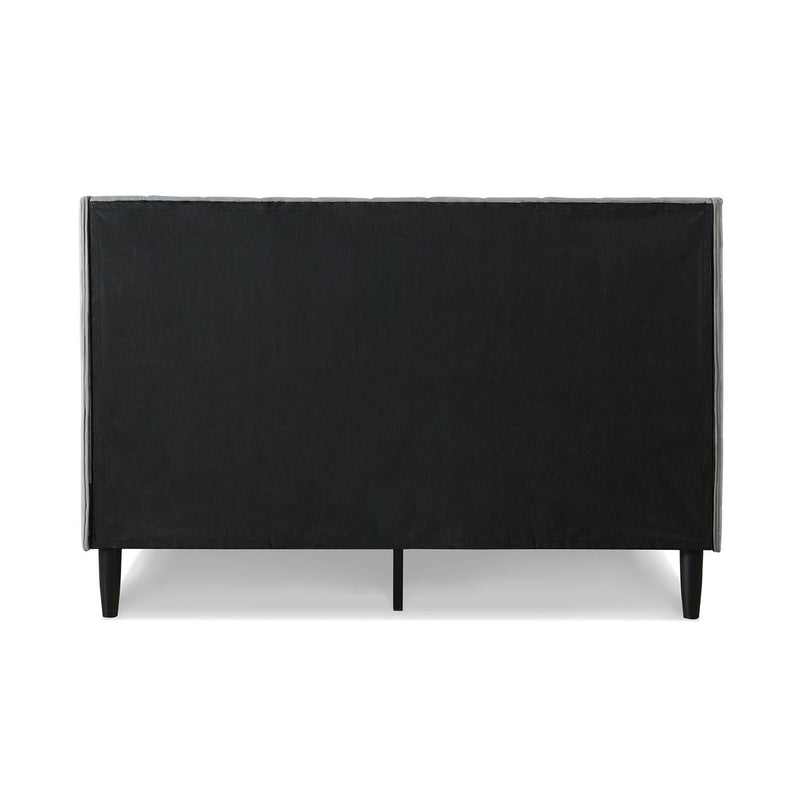 Aspen - Vertical Tufted Modern Headboard Platform Bed Set by HouseOfZazla