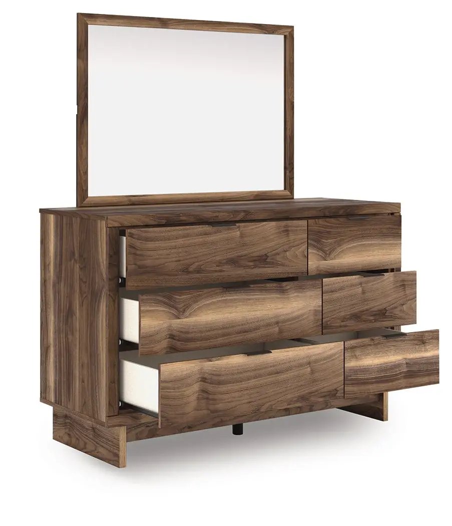 Chirason - Dresser And Mirror - Brown by Unique Piece Furniture