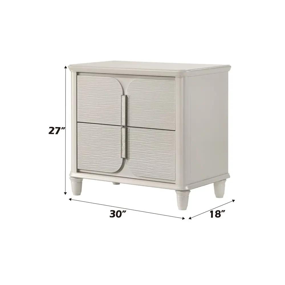 Laveda - Nightstand - Pearl White by Unique Piece Furniture