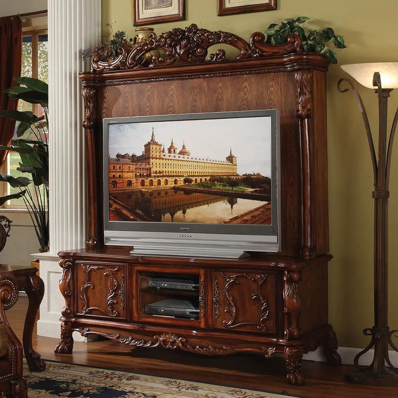 Dresden - 81" Entertainment Center - Cherry Oak by Unique Piece Furniture