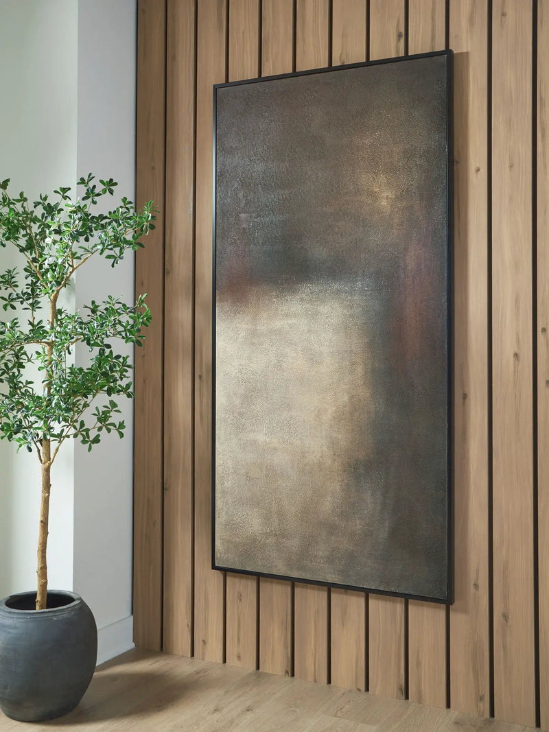 Wernmen - Wall Art - Brown / Rust / Cream by Unique Piece Furniture