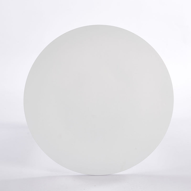 Pedestal Table, Round For Kitchen - White