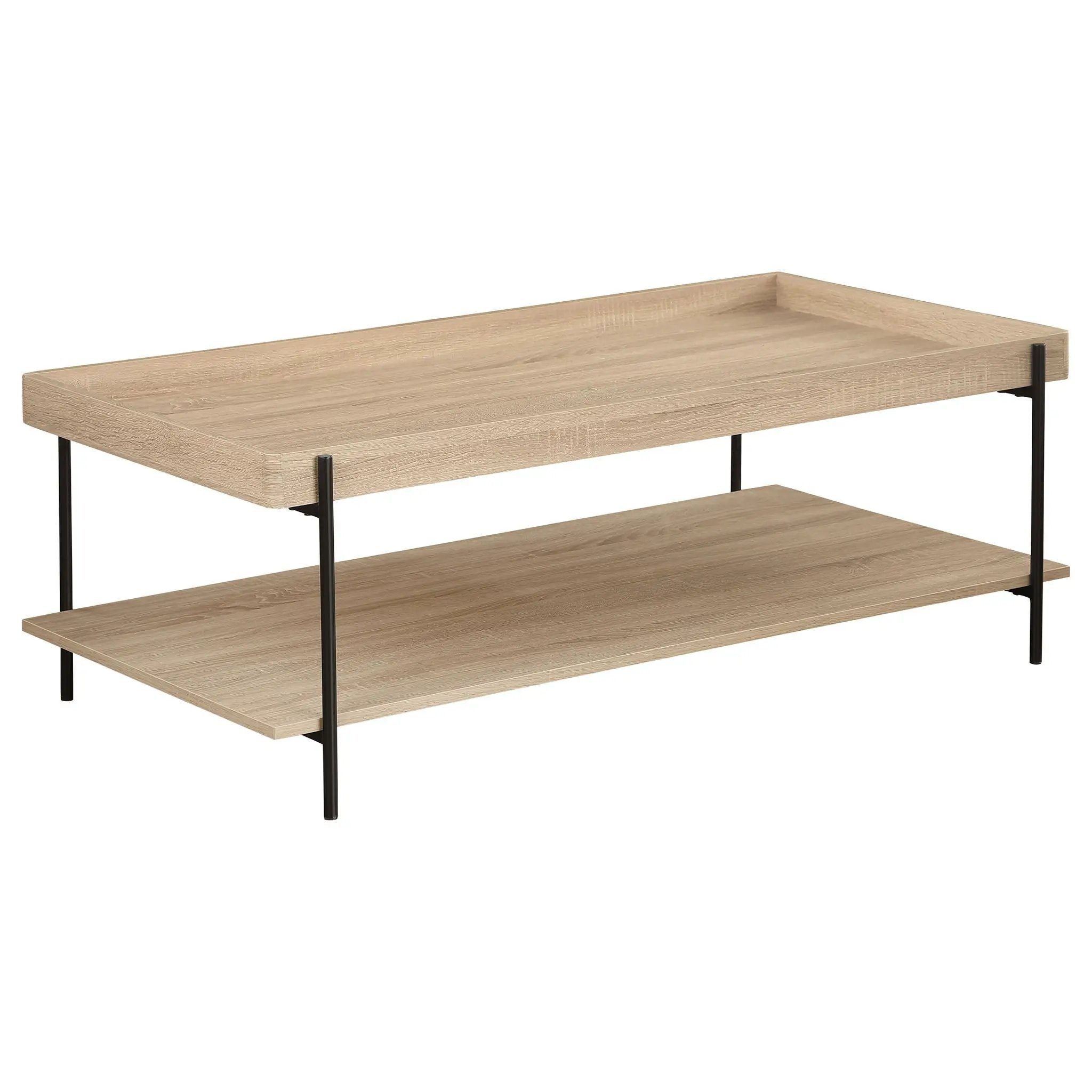 Grantham - 2 Piece Rectangular Coffee And End Table Set - Natural