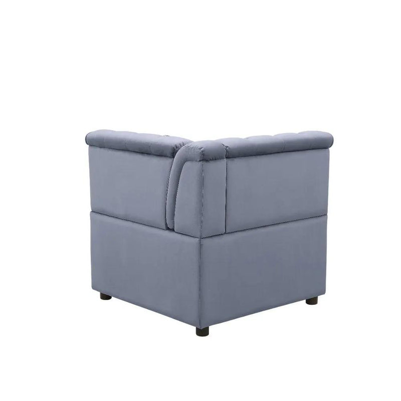 Bois II - Modular Wedge - Gray Velvet by Unique Piece Furniture