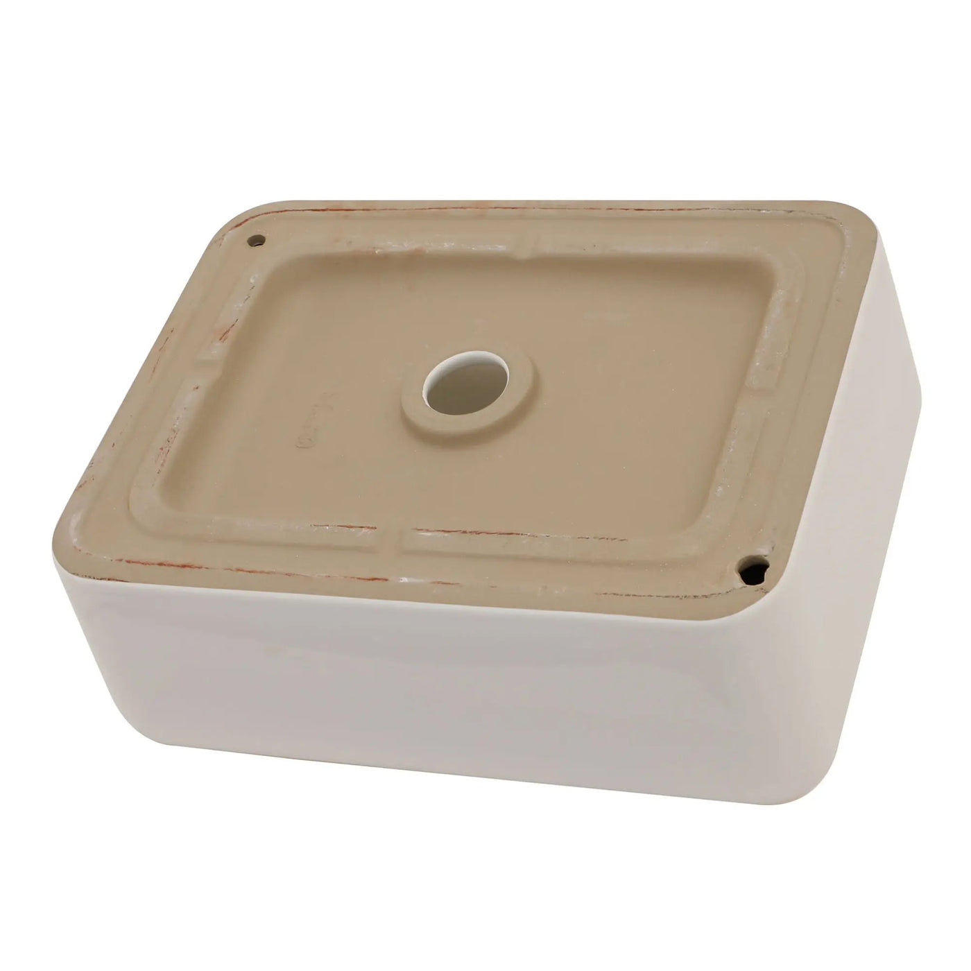 Modern European Style Ceramic Rectangular Vessel Bathroom Sink by HouseOfZazla